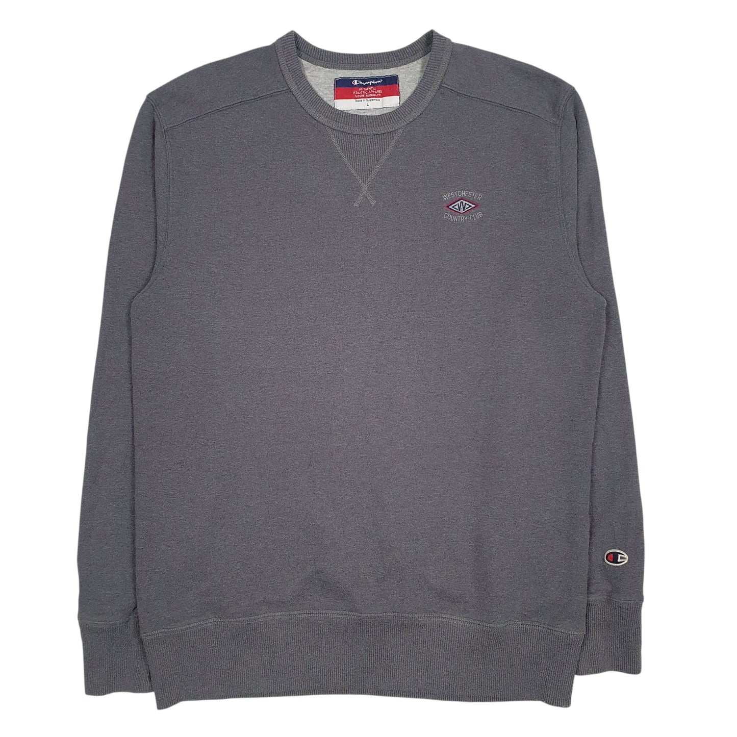 Mens Grey Champion  Crewneck Jumper