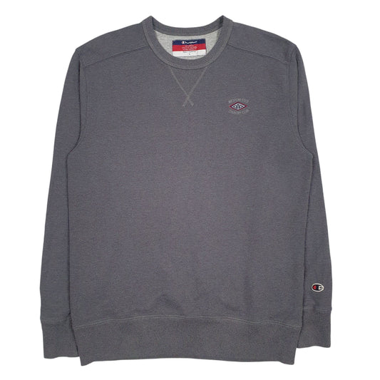 Mens Grey Champion  Crewneck Jumper