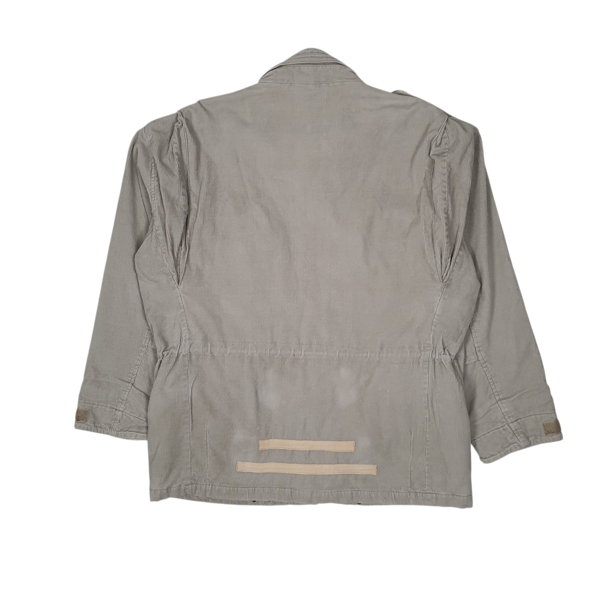 Mens Grey Bull & Bear Corduroy Field Hunting  Coat