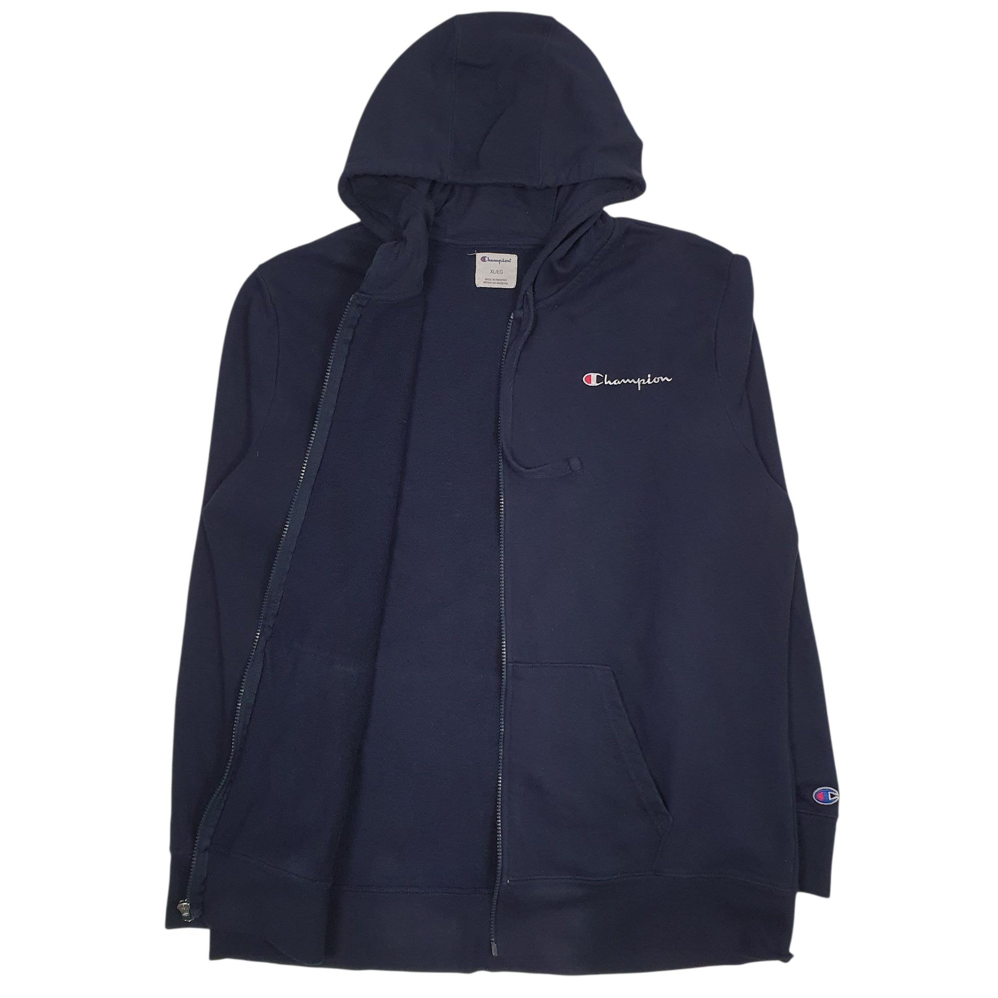 Mens Navy Champion  Full Zip Jumper