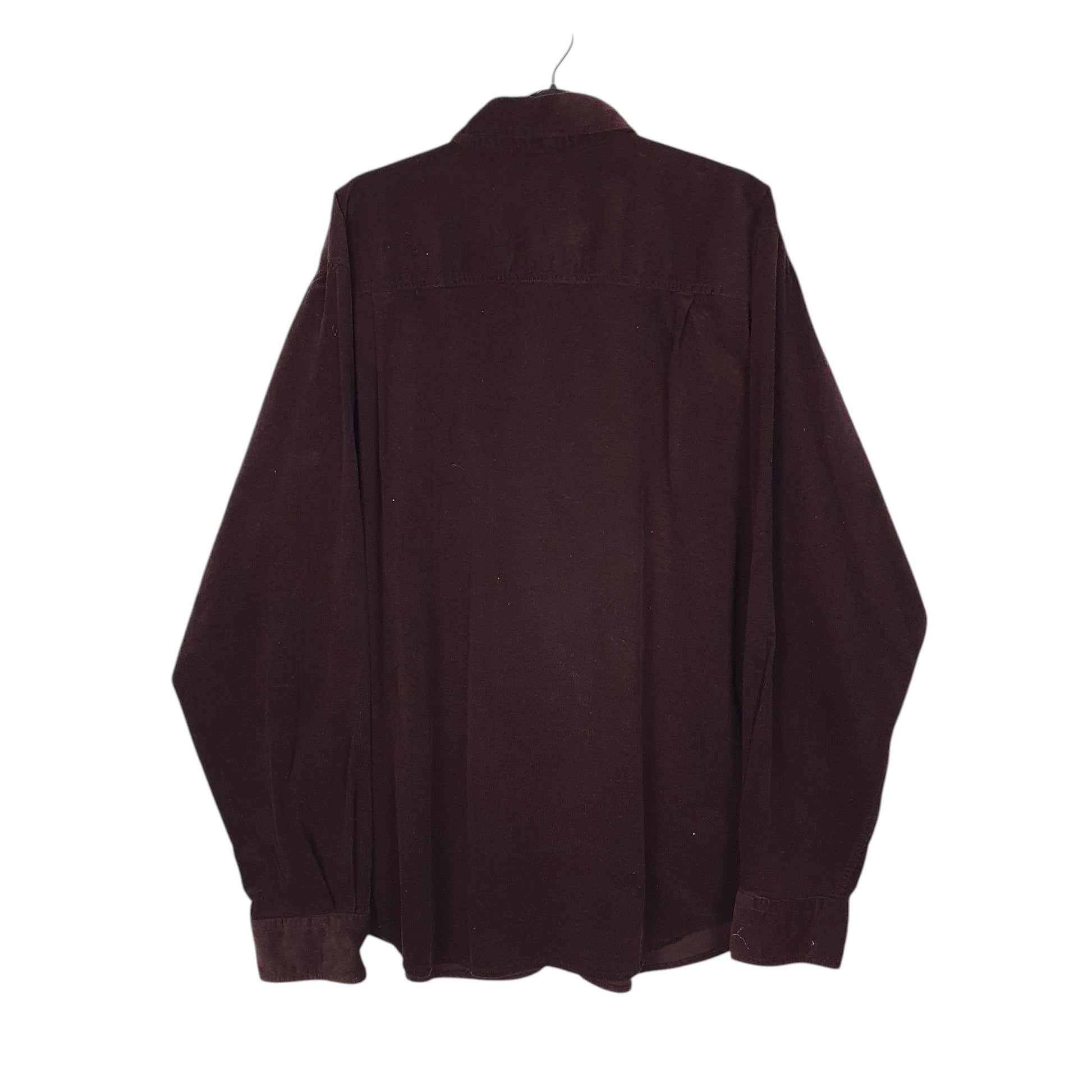Mens Burgundy Woolrich Corduroy  Shirt