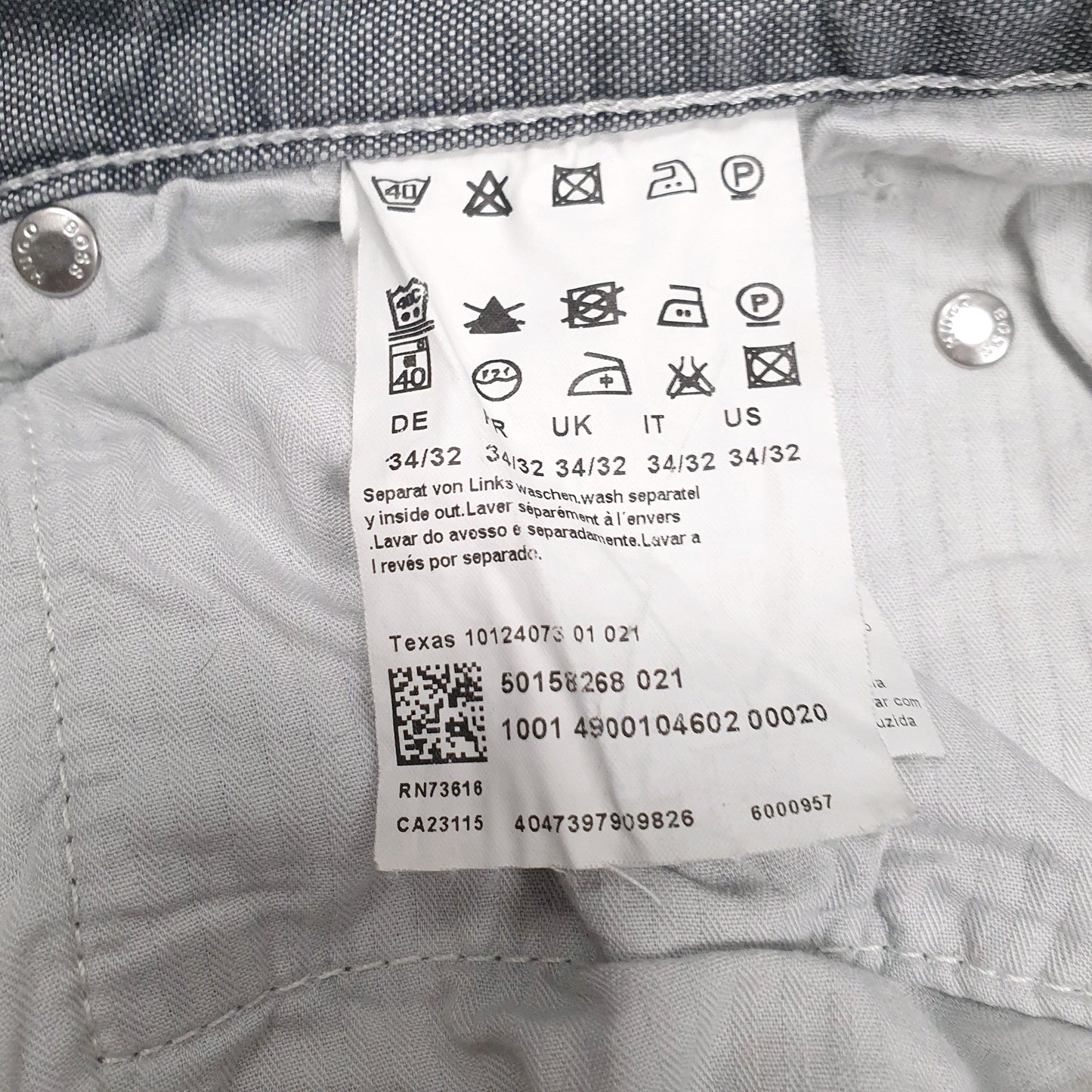 Mens Grey Hugo Boss   Jeans