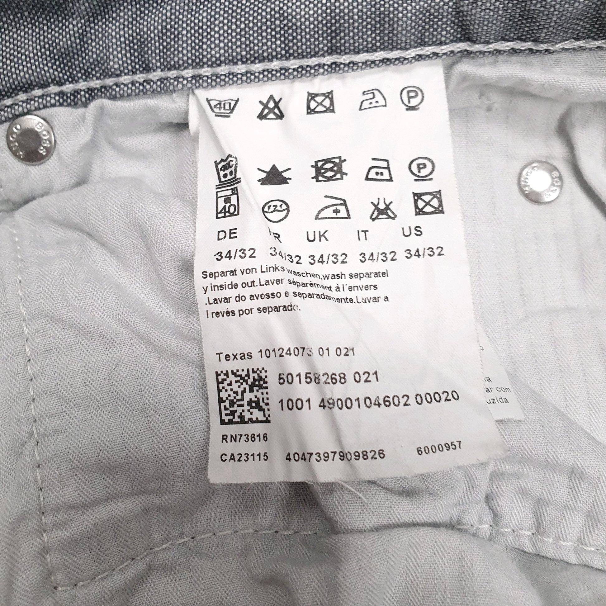 Mens Grey Hugo Boss   Jeans