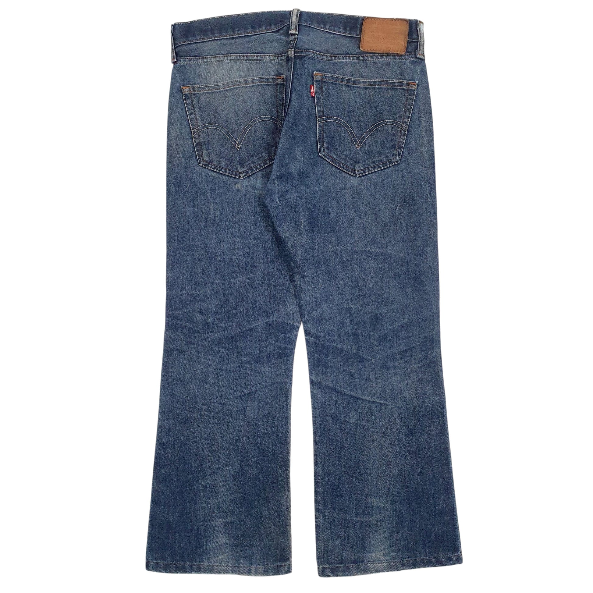 Mens Blue Levis Distressed  Jeans
