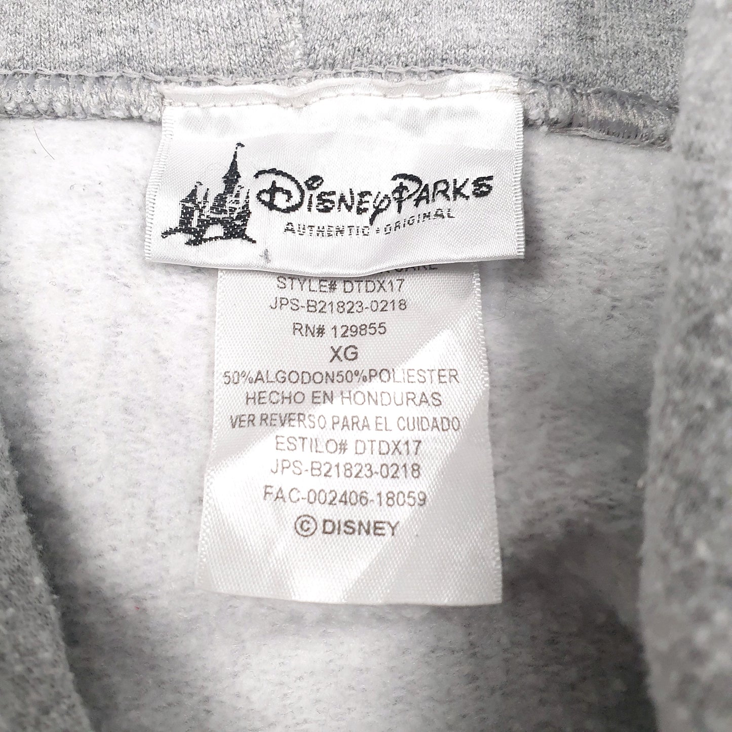 Mens Grey Disney  Hoodie Jumper