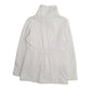 Womens White The North Face Quilted Trench Fleece Full Zip Jumper