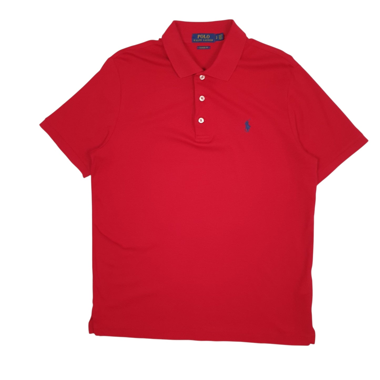 Mens Red Polo Ralph Lauren  Short Sleeve Polo Shirt