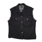 Womens Black Lee Gilet Vest Cut Off  Coat