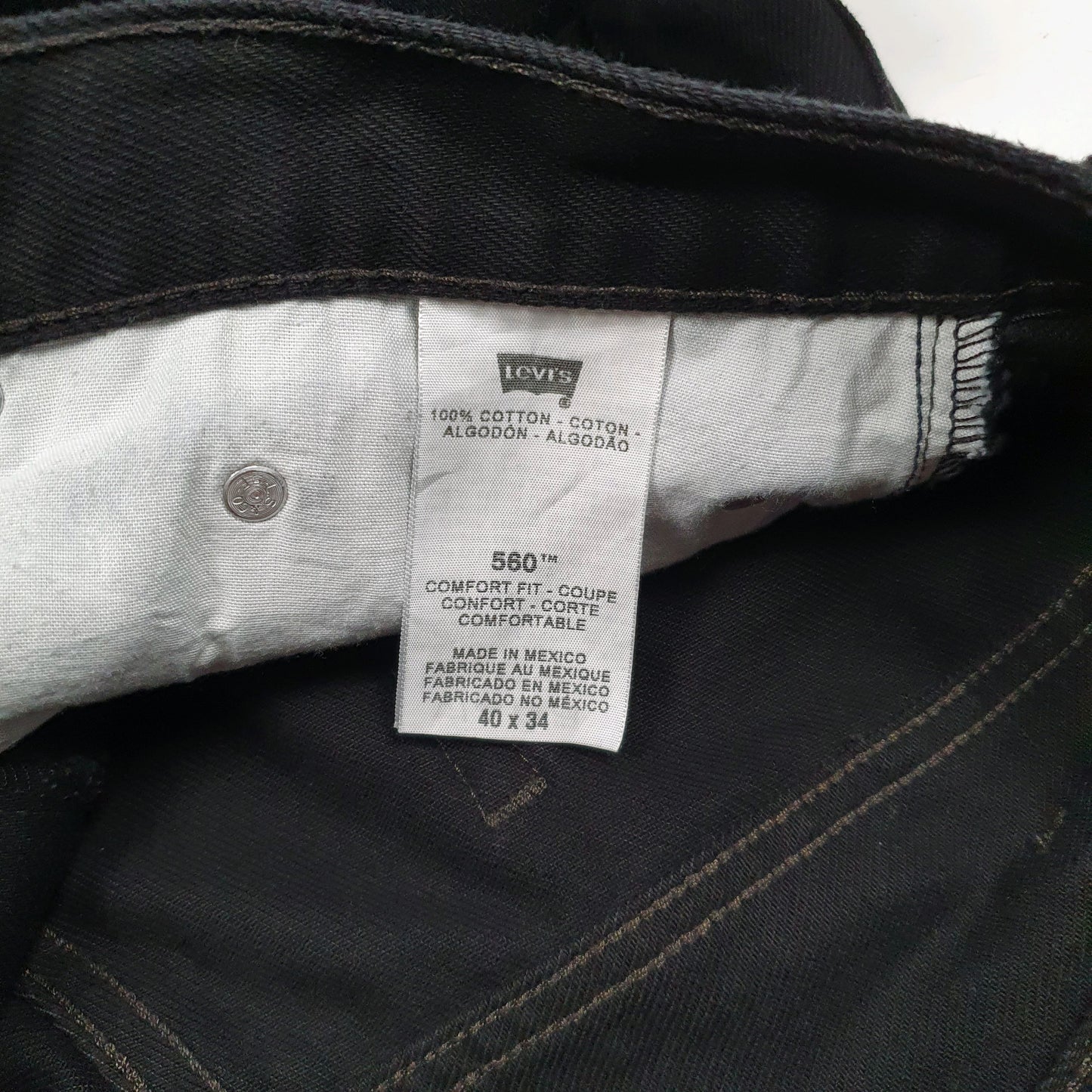 Mens Black Levis   Jeans