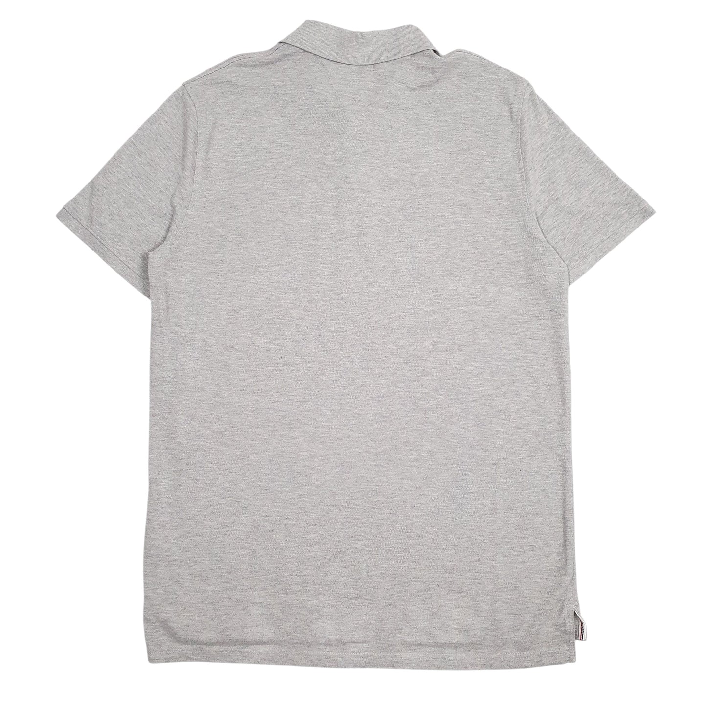 Mens Grey Tommy Hilfiger  Crewneck Polo Shirt