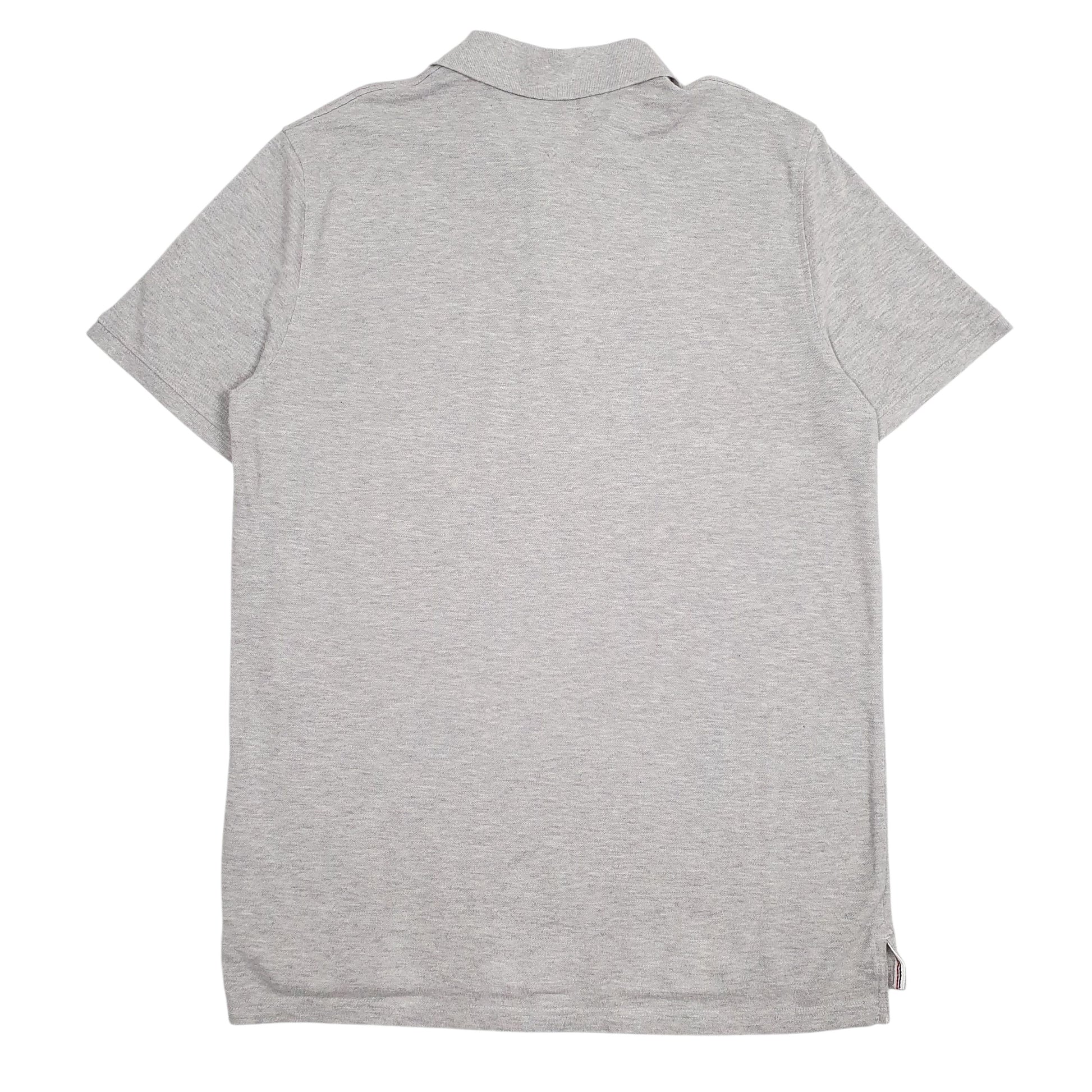 Mens Grey Tommy Hilfiger  Crewneck Polo Shirt