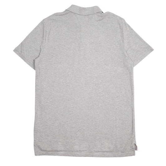 Mens Grey Tommy Hilfiger  Crewneck Polo Shirt