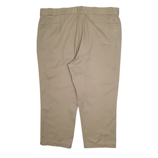 Mens Beige Dickies Workwear  Trousers