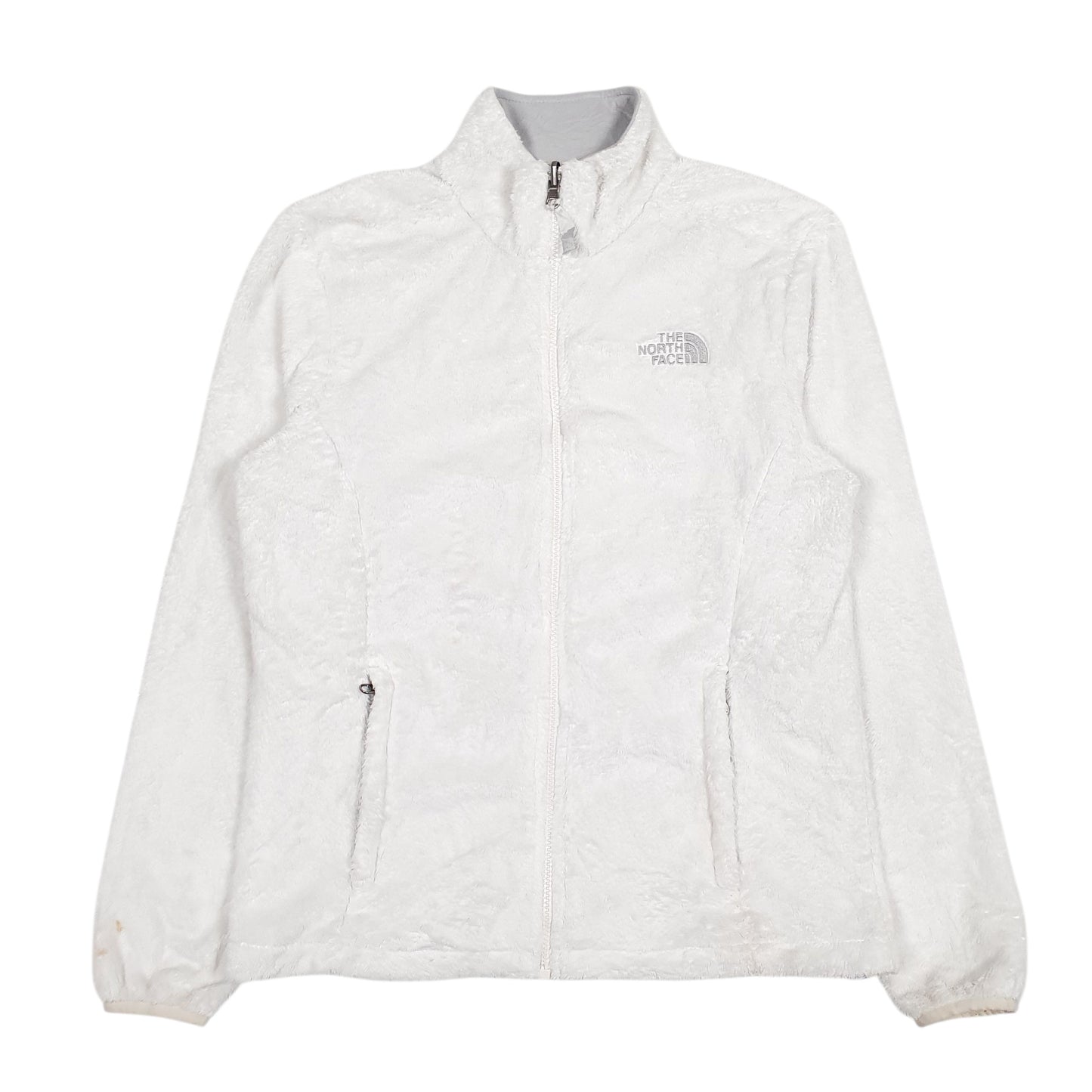 Womens White The North Face  Full Zip Jumper