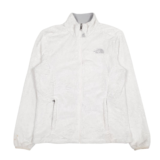 Womens White The North Face  Full Zip Jumper