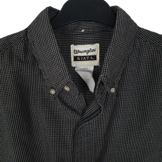 Mens Grey Wrangler Riata  Shirt