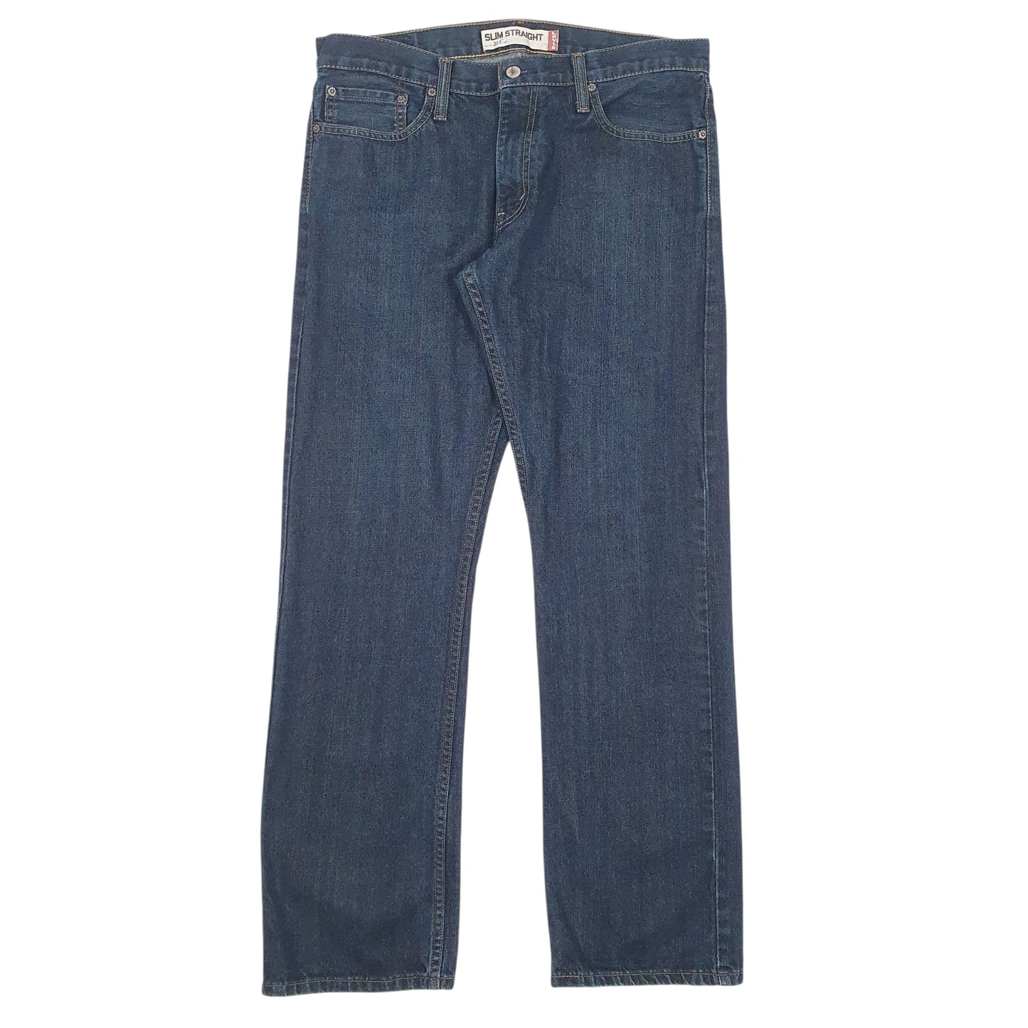 Mens Blue Levis Slim 514 JeansW34 L32