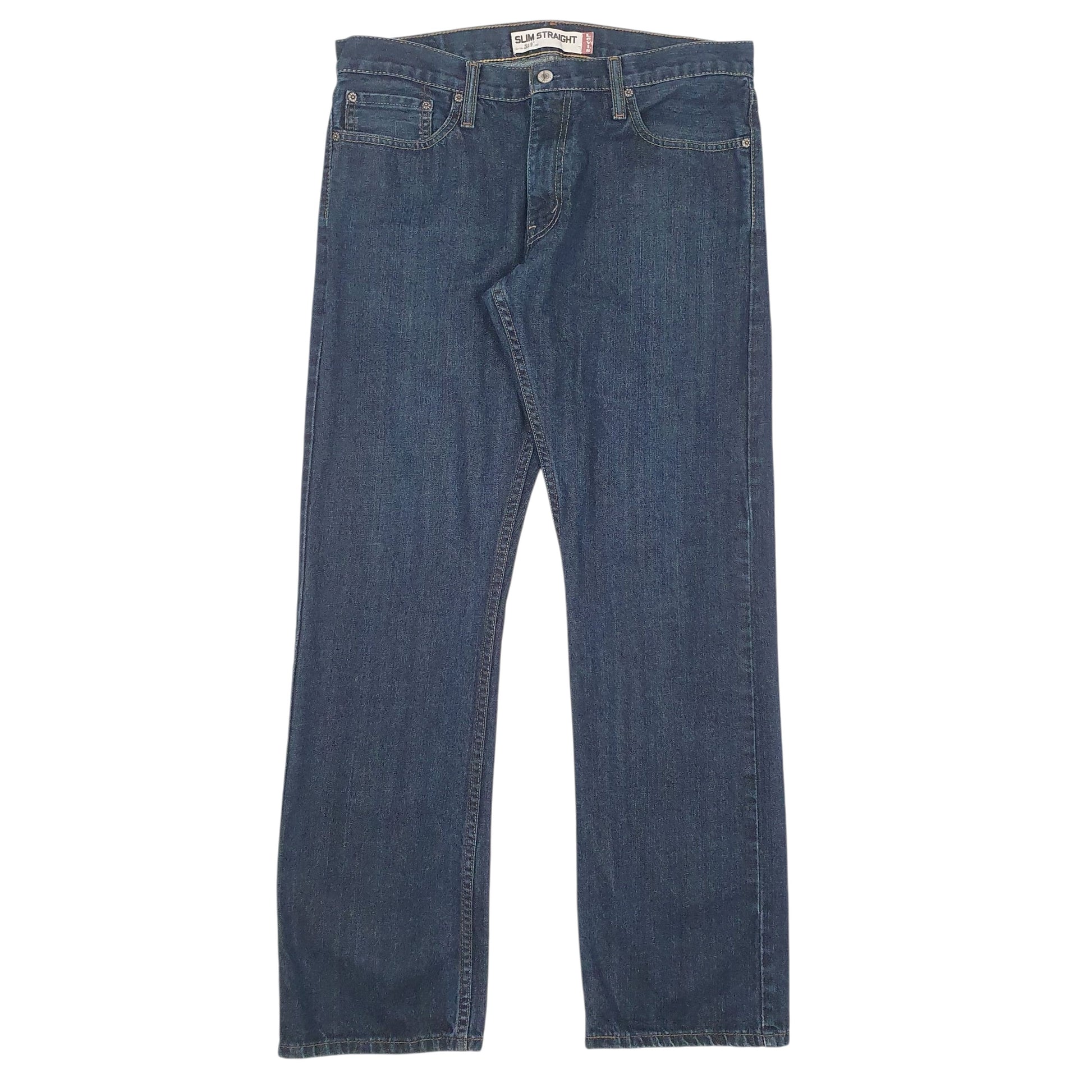 Mens Blue Levis Slim 514 JeansW34 L32
