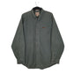 Mens Grey Woolrich Thick Chamois Long Sleeve Shirt