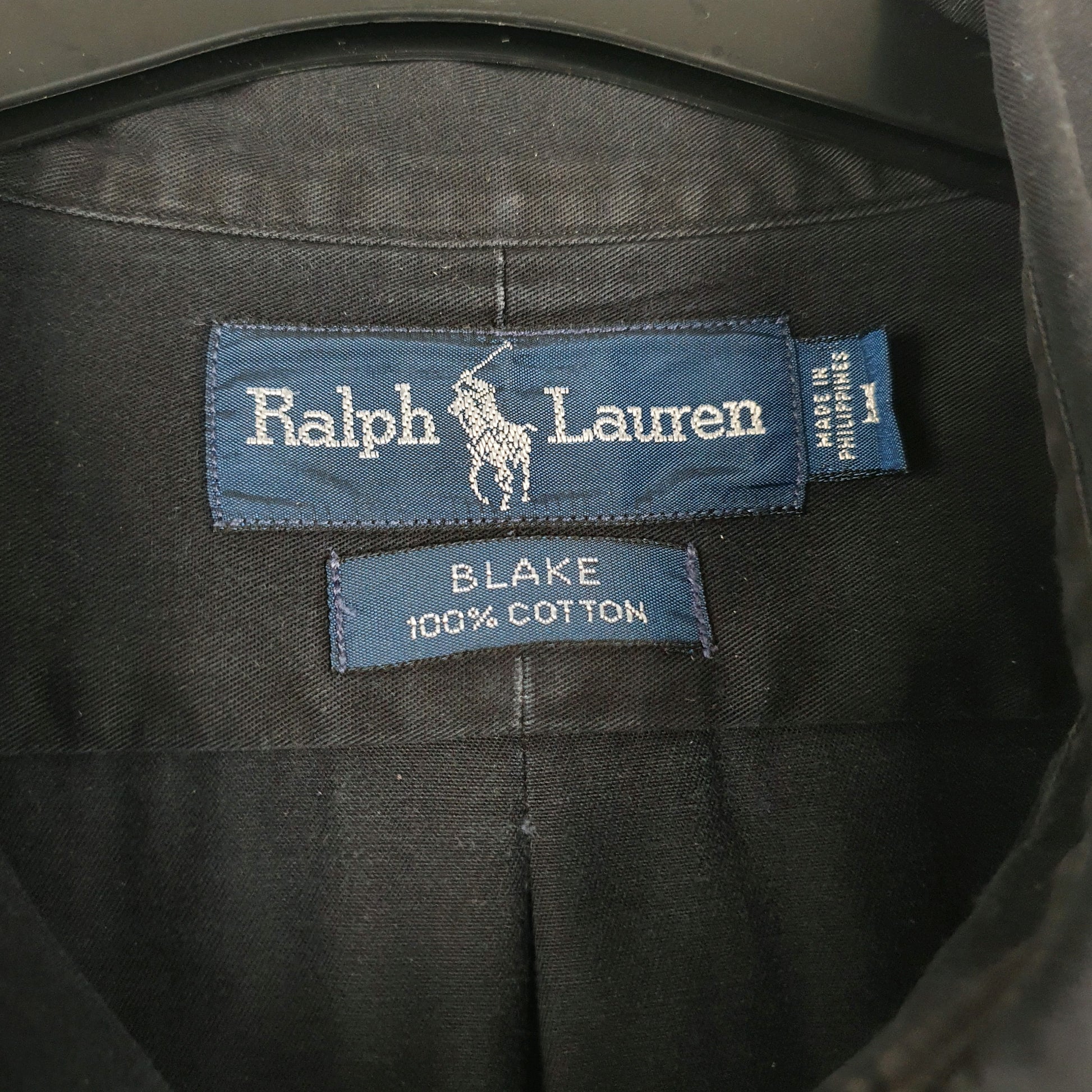 Mens Black Ralph Lauren   Shirt