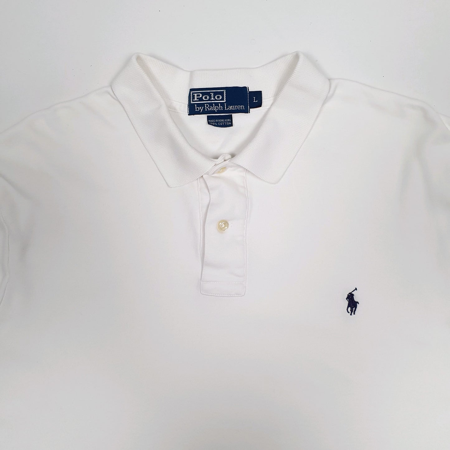 Mens White Polo Ralph Lauren   Polo Shirt
