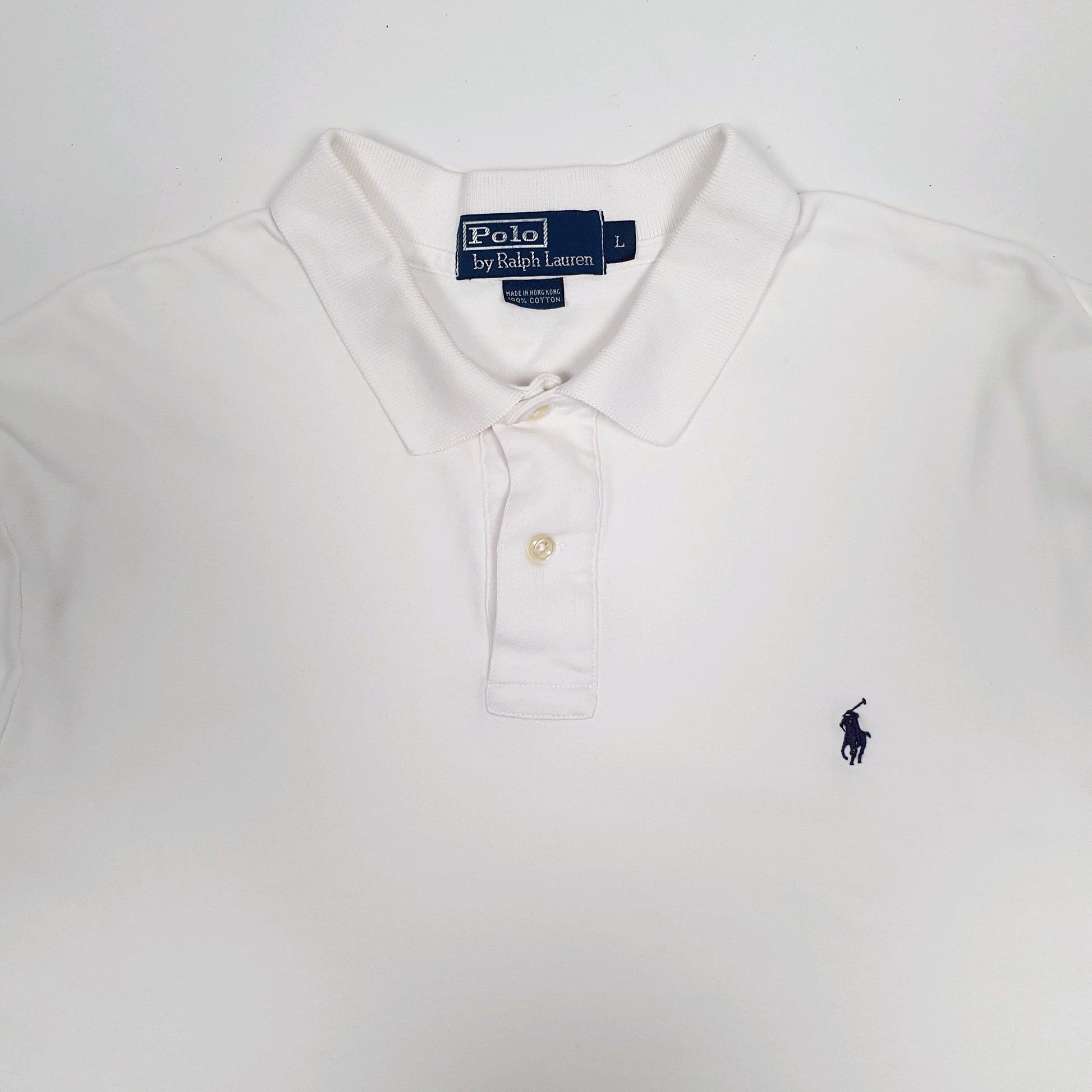Mens White Polo Ralph Lauren   Polo Shirt