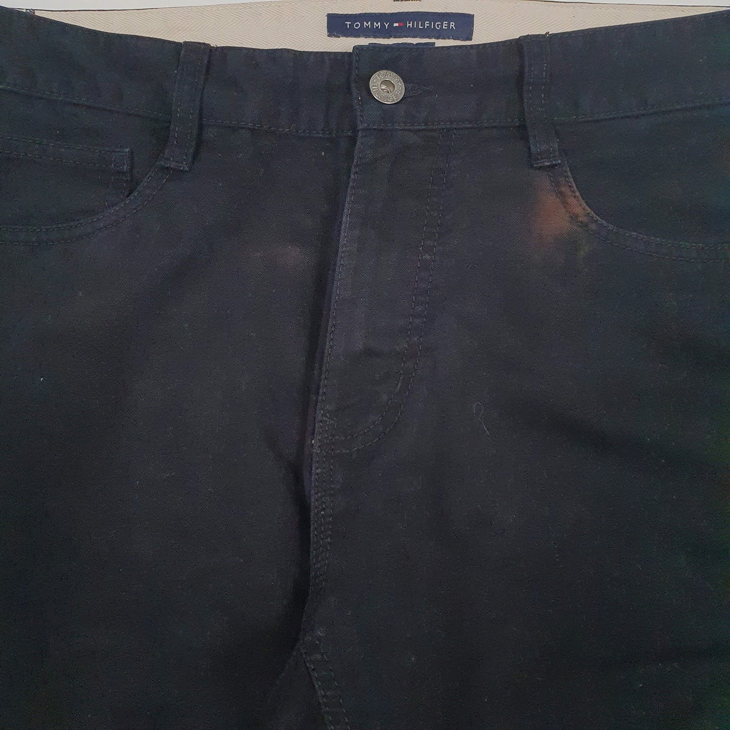 Mens Black Tommy Hilfiger   Trousers