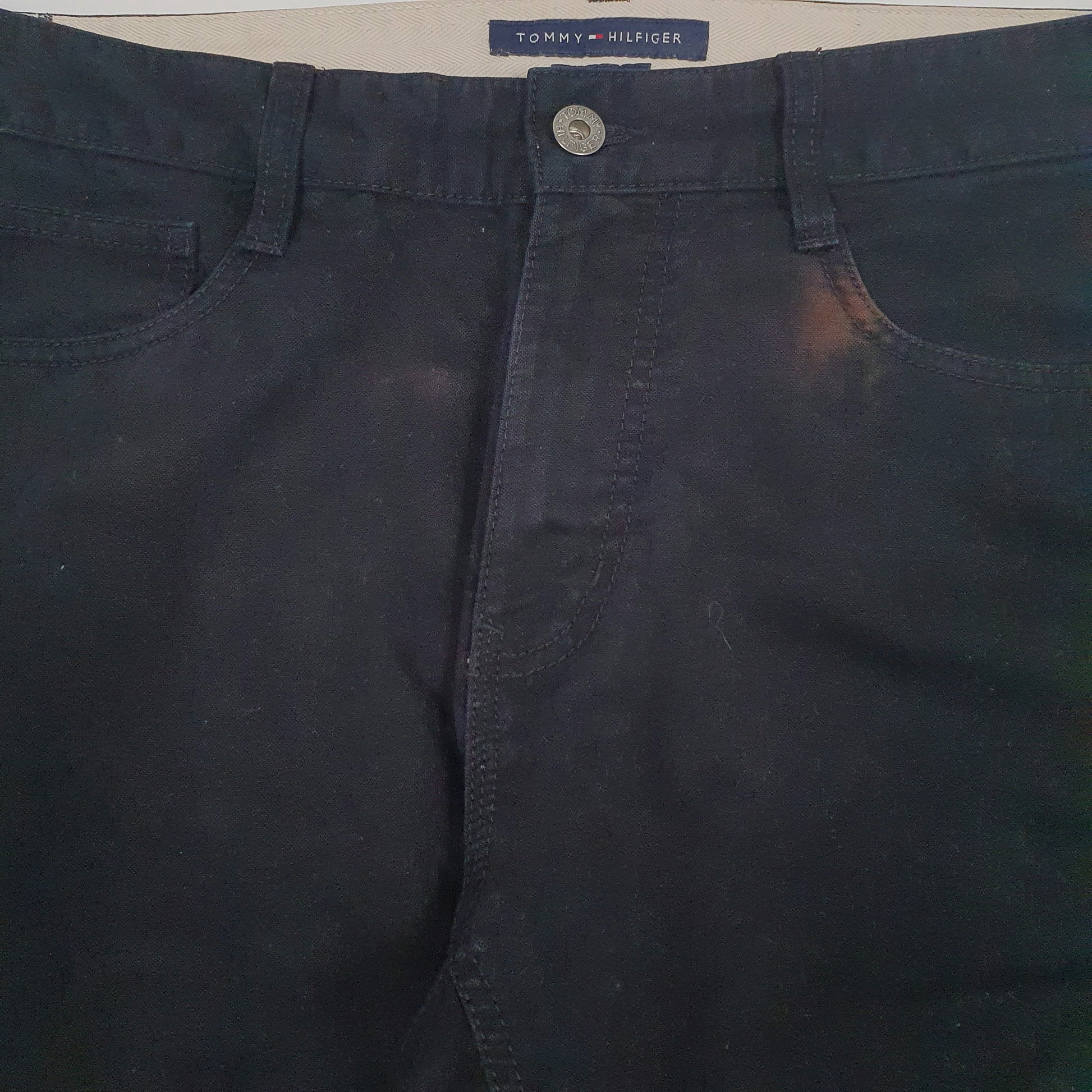 Mens Black Tommy Hilfiger   Trousers