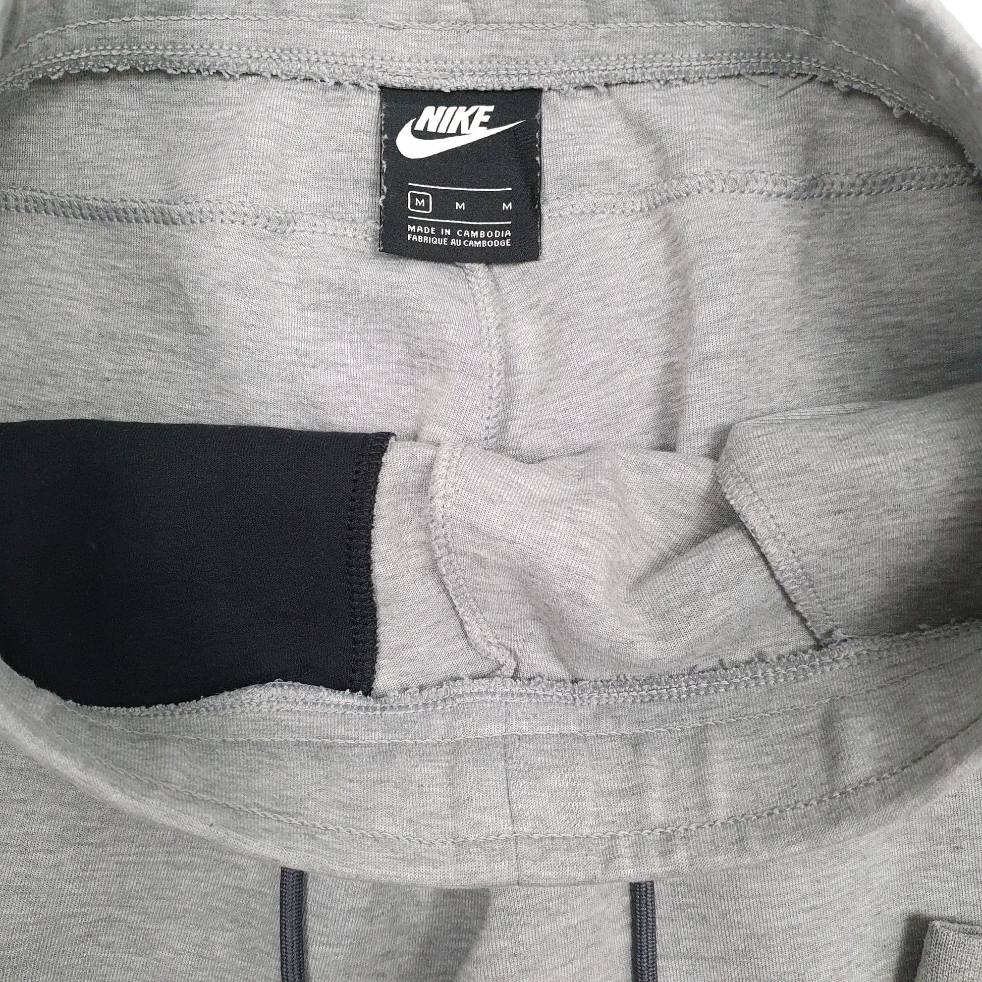 Mens Grey Nike Tech Fleece M Crewneck Trousers