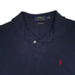 Mens Navy Polo Ralph Lauren Custom Slim Fit  Polo Shirt