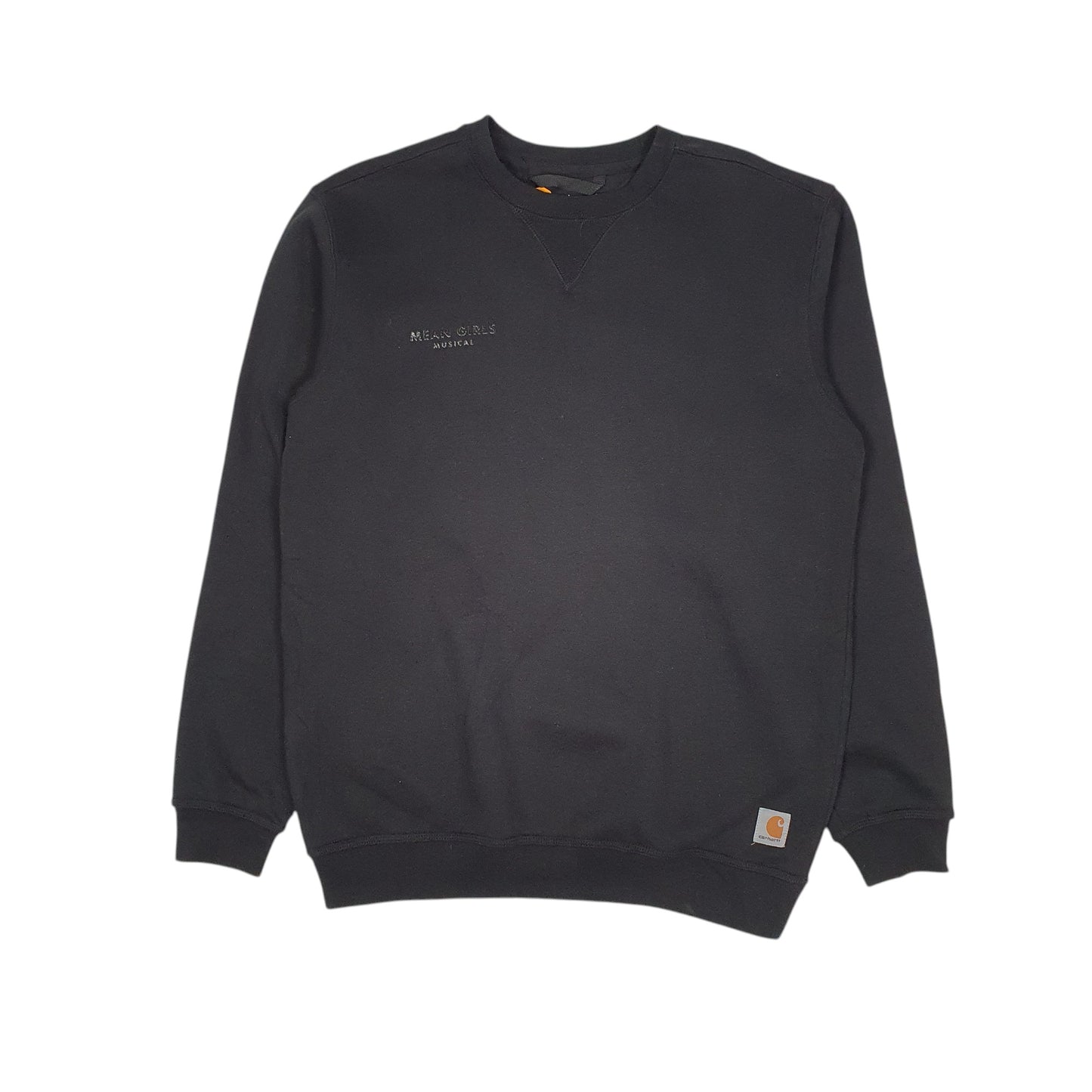 Mens Black Carhartt Mean Girls Musical Crewneck Jumper