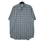 Mens Blue L.L.Bean Tall Short Sleeve Shirt