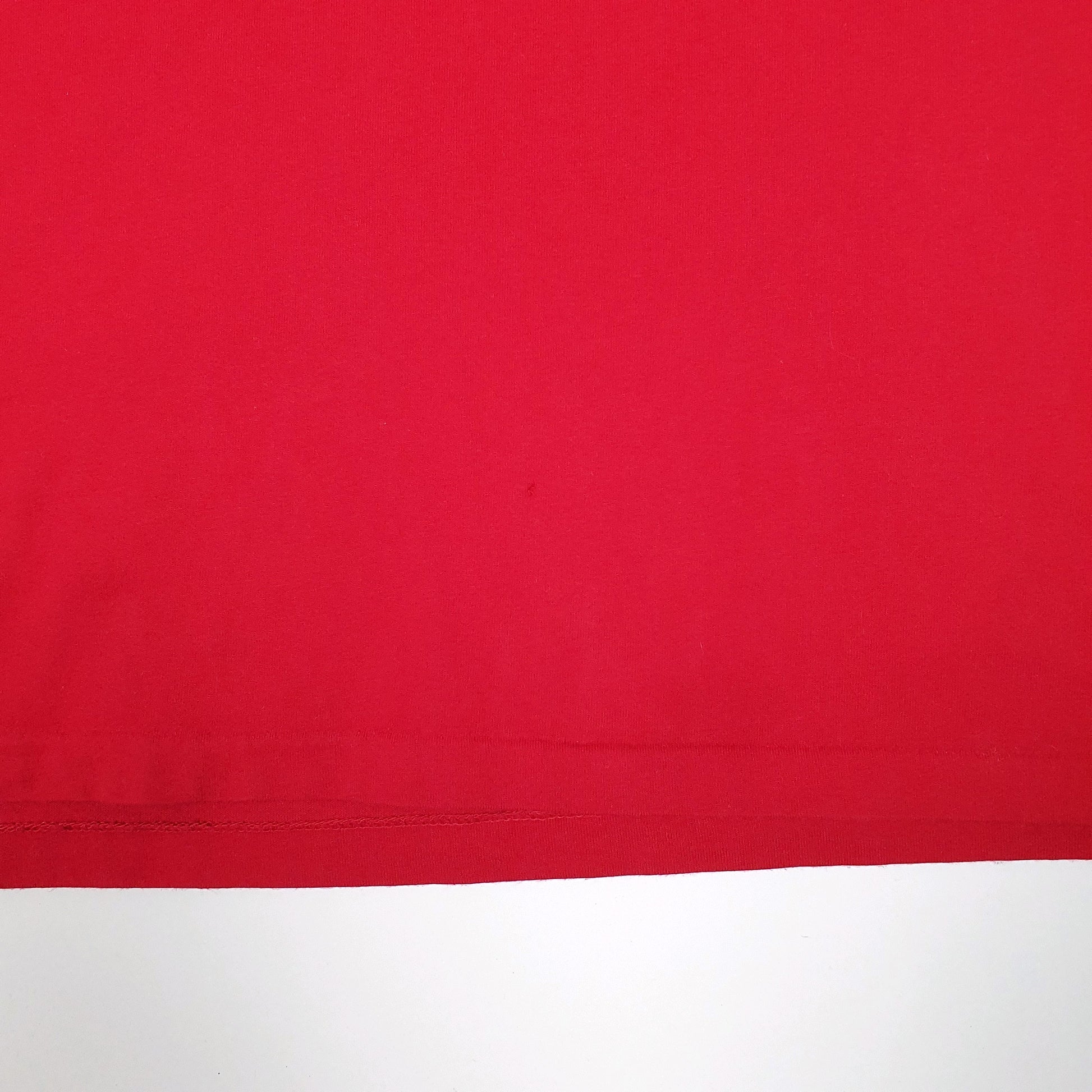 Mens Red Polo Ralph Lauren Polo Bear Football Quarter Zip T Shirt