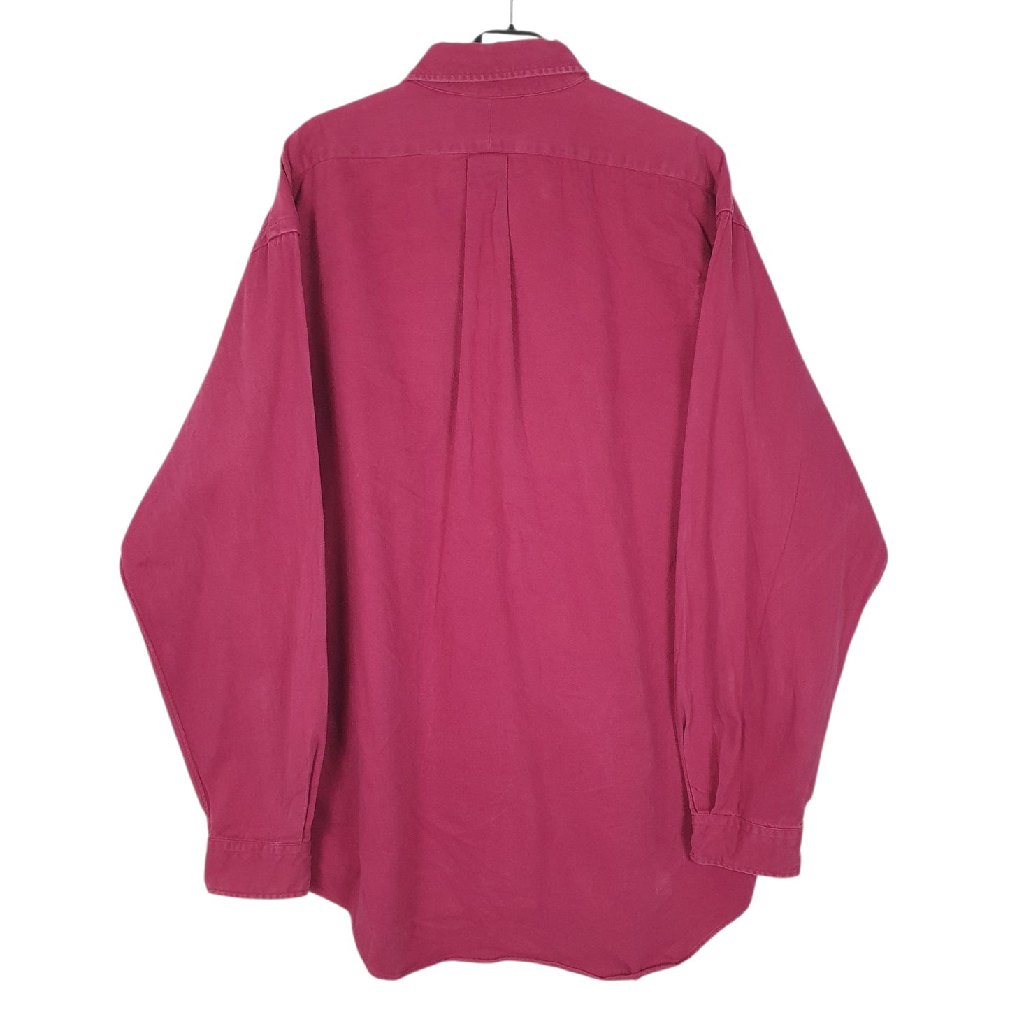 Mens Burgundy Ralph Lauren 90s 00s  Shirt