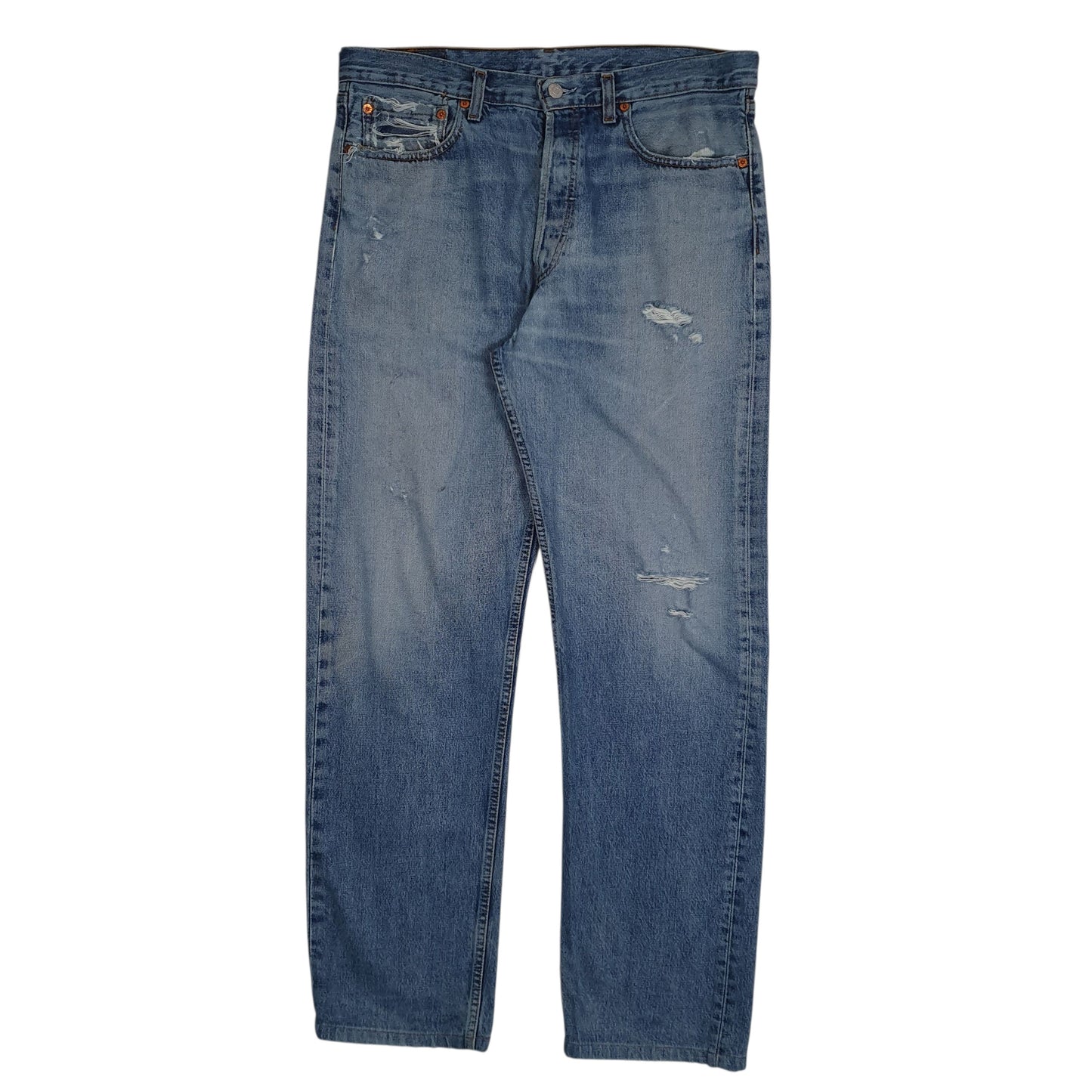 Mens Blue Levis Vintage 90s 590 JeansW34 L32