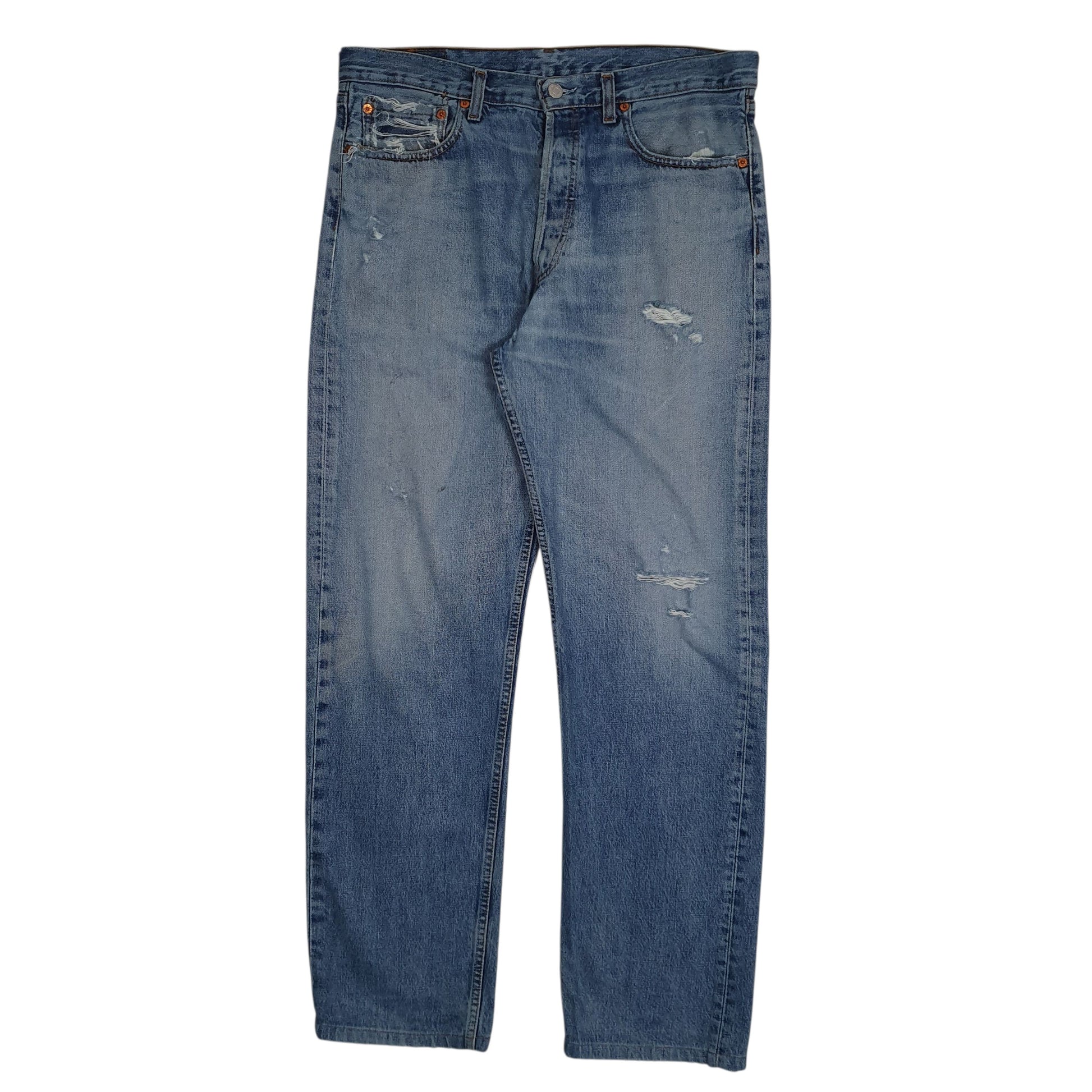 Mens Blue Levis Vintage 90s 590 JeansW34 L32