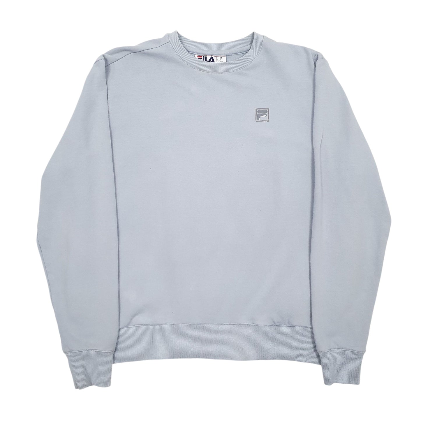 Womens Blue Fila  Crewneck Jumper