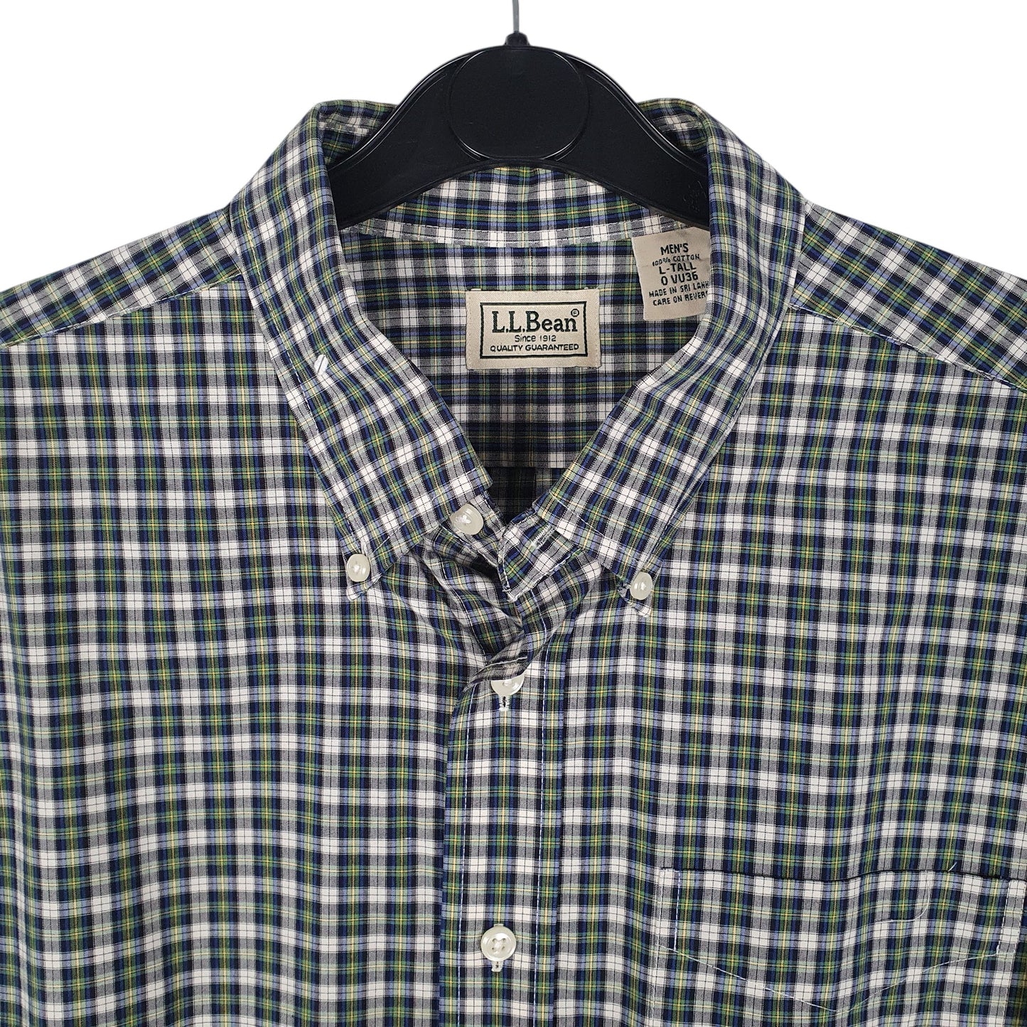 Mens Green L.L.Bean   Shirt