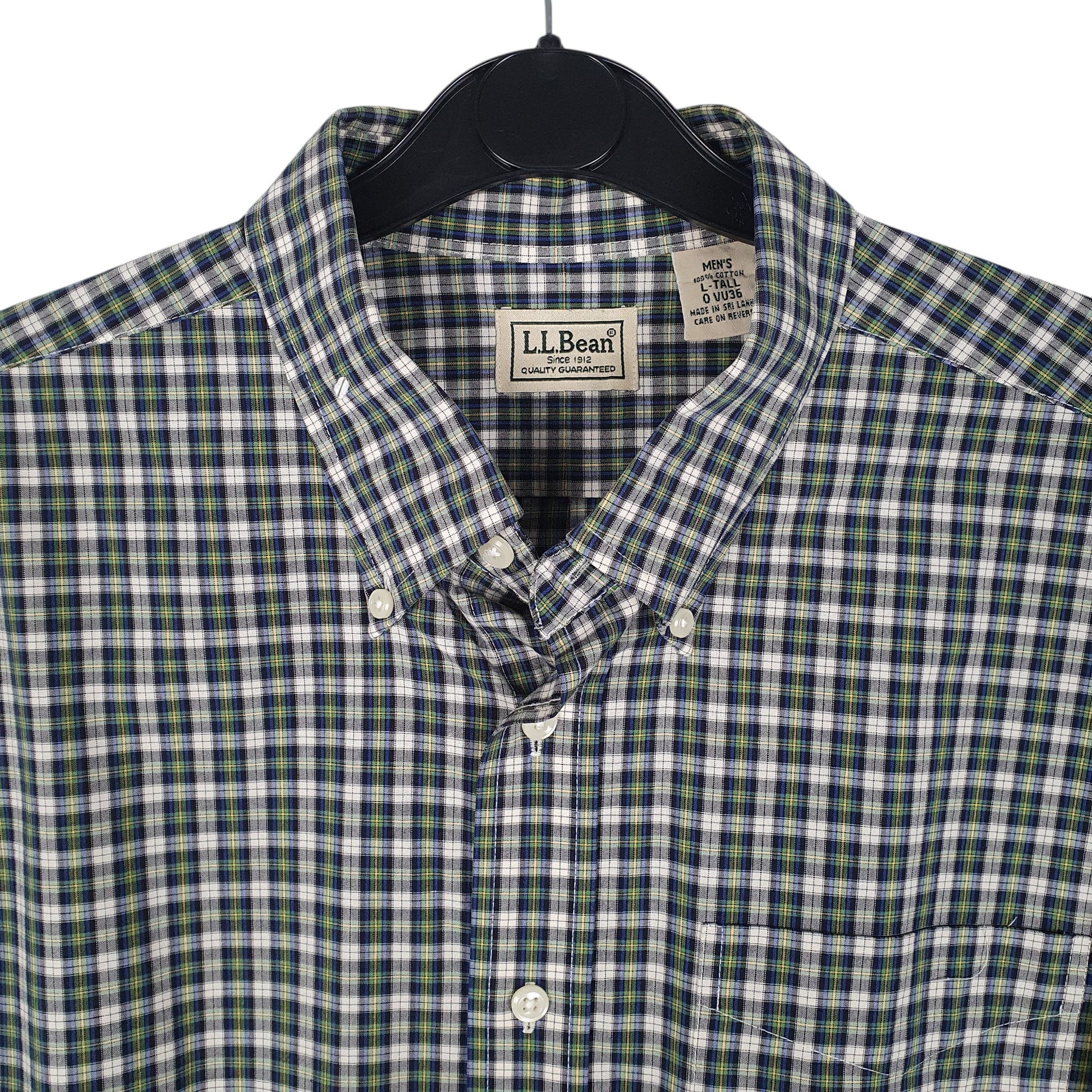 Mens Green L.L.Bean   Shirt