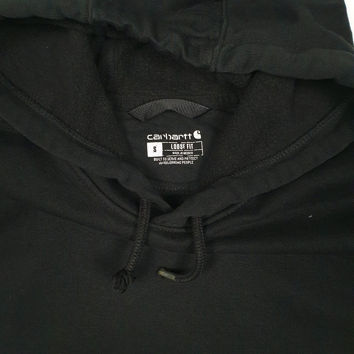 Mens Black Carhartt  Hoodie Jumper