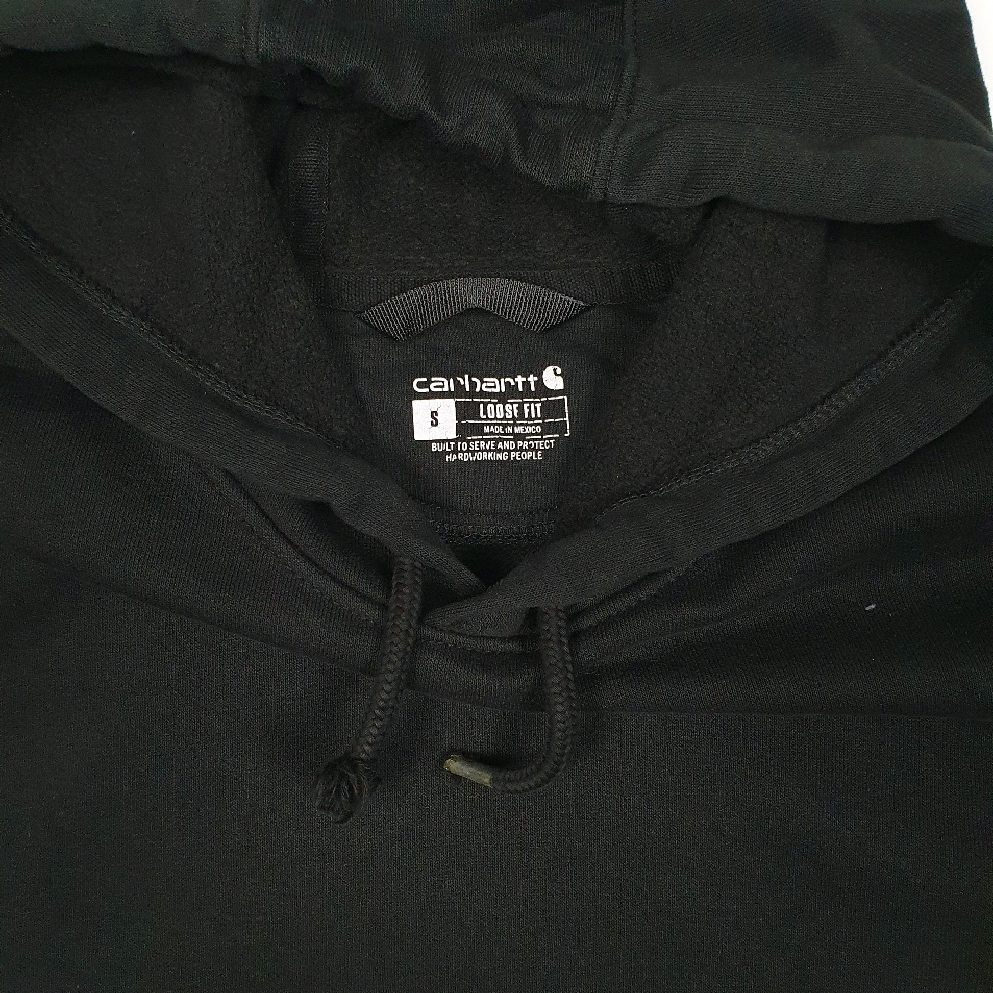 Mens Black Carhartt  Hoodie Jumper