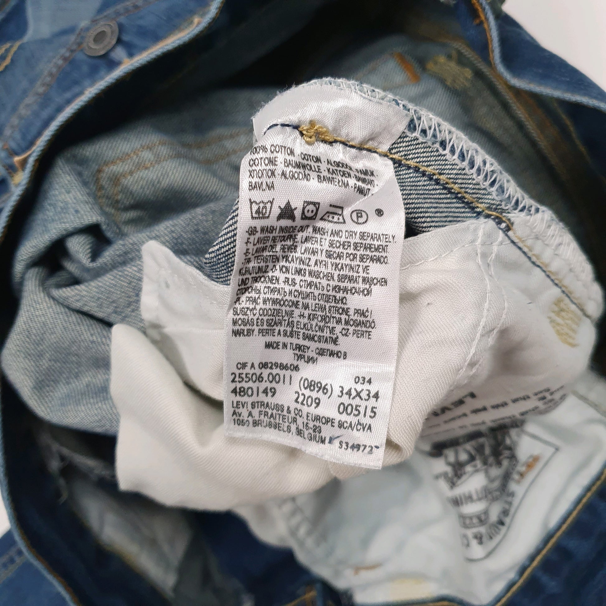 Mens Blue Levis   Jeans