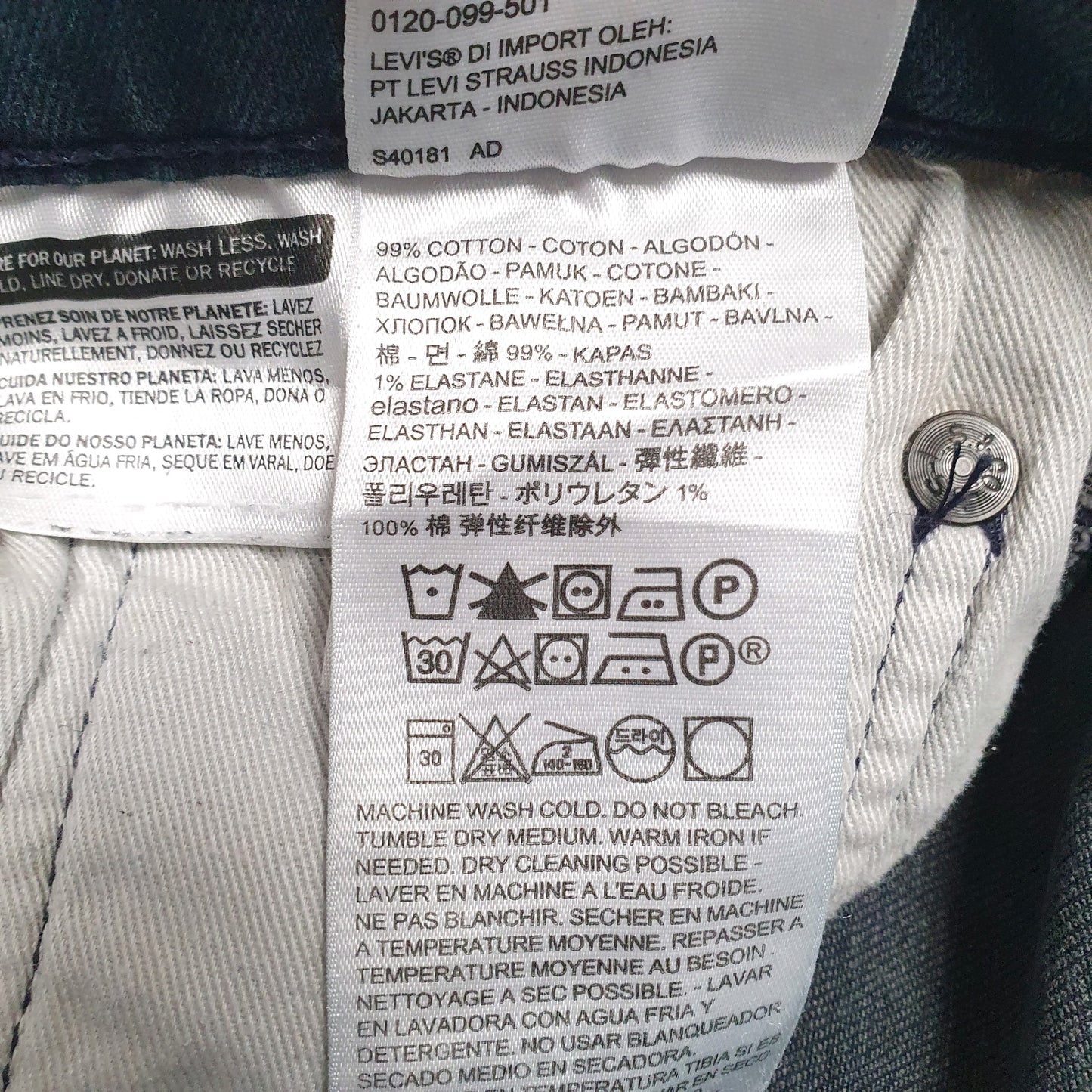 Mens Blue Levis   Jeans