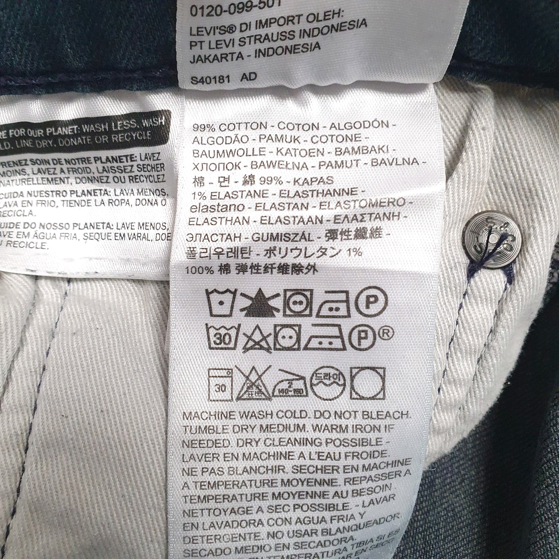 Mens Blue Levis   Jeans