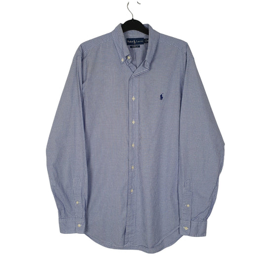 Mens Blue Ralph Lauren  Long Sleeve Shirt