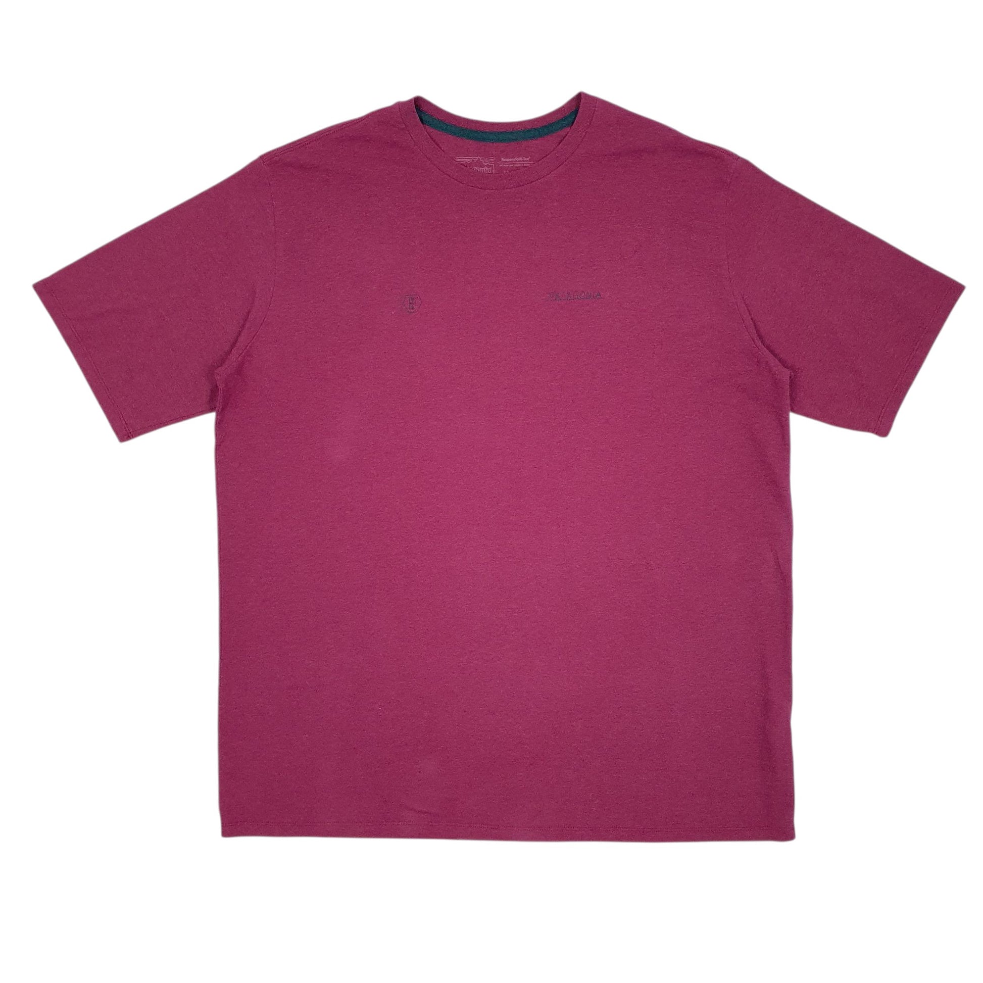 Mens Burgundy Patagonia  Short Sleeve T Shirt