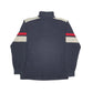 Mens Black C.L.K Sport Vintage Rugby Quarter Zip Jumper