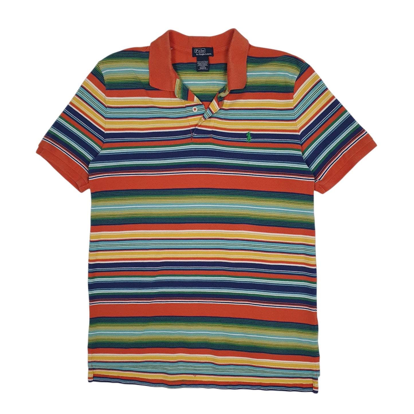 Mens Orange Polo Ralph Lauren  Short Sleeve Polo Shirt