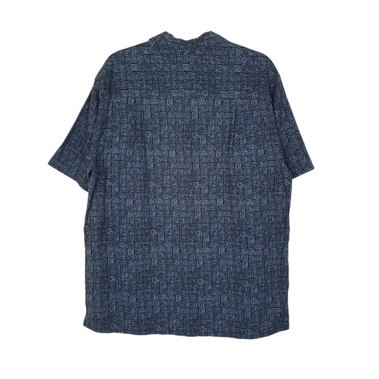 Mens Navy L.L.Bean Paisley  Shirt