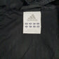 Mens Black Adidas  Crewneck Coat